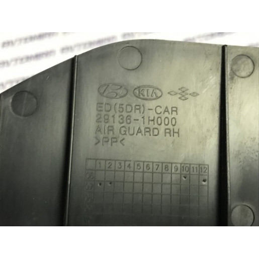 Дефлектор радиатора правый Kia Ceed 2006-2012 291361H000